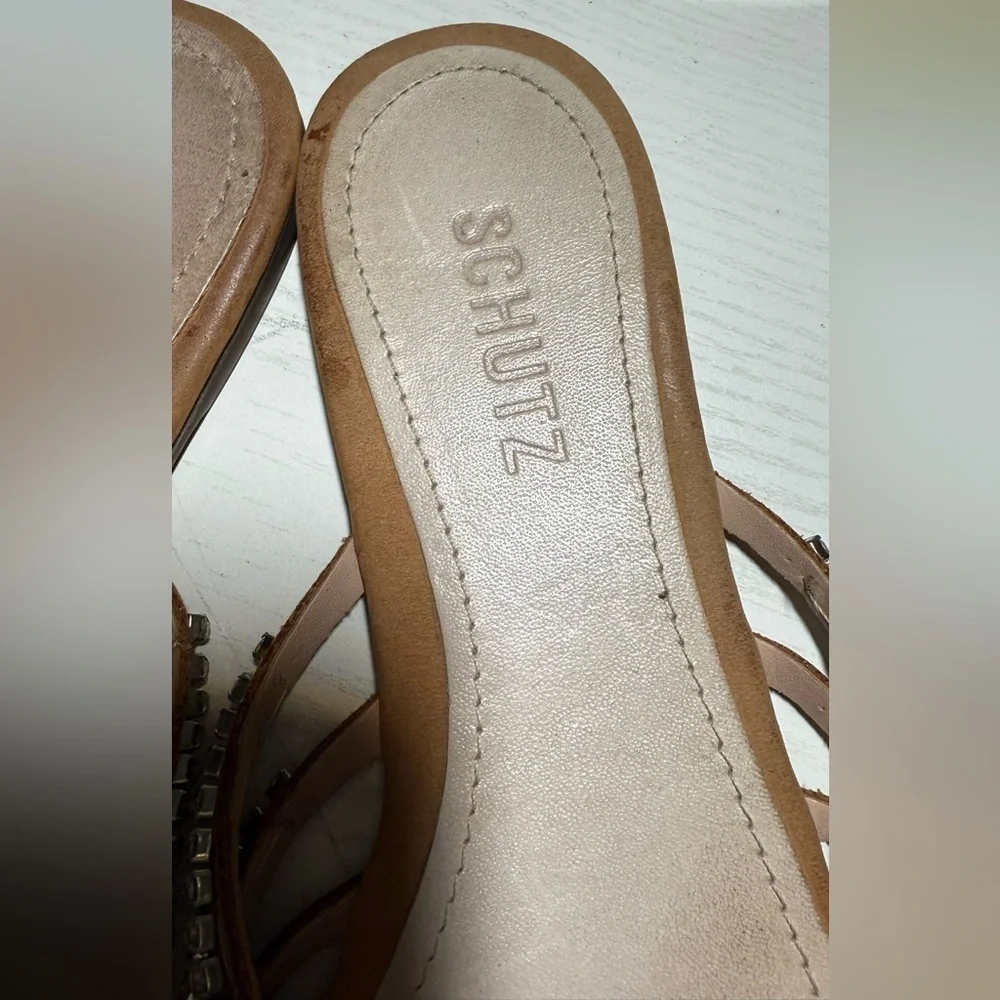 SCHUTZ sandals tan